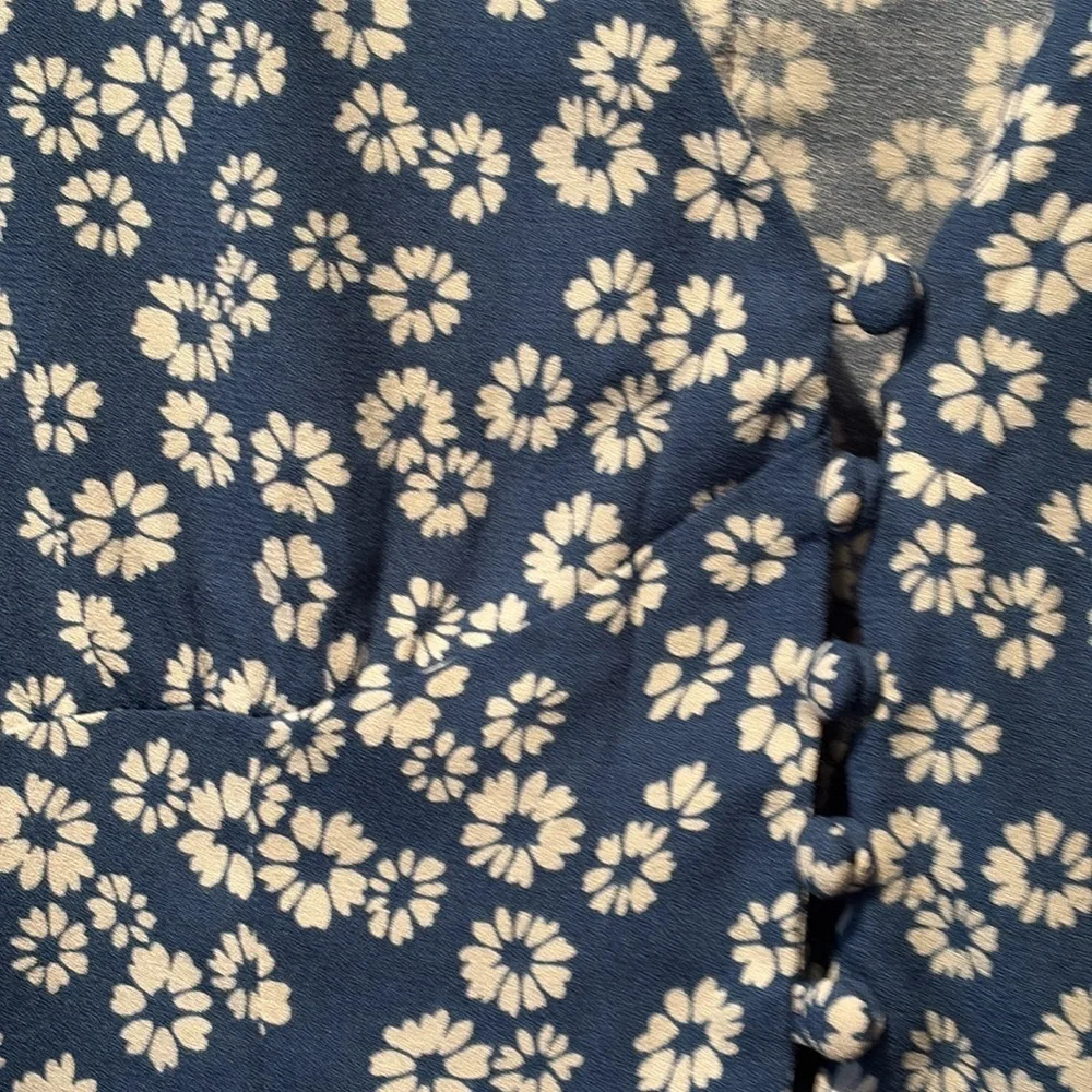 Reformation Nell Floral Button Front Top